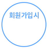 회원가입 시 100% 증정