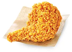 3등 맘스터치 후라이드 통다리 1조각