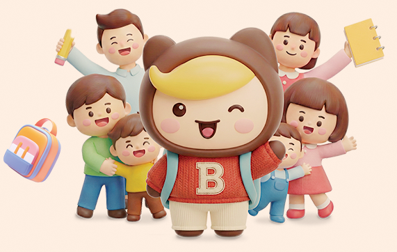 윤선생 새학기 페스타 캐릭터 이미지